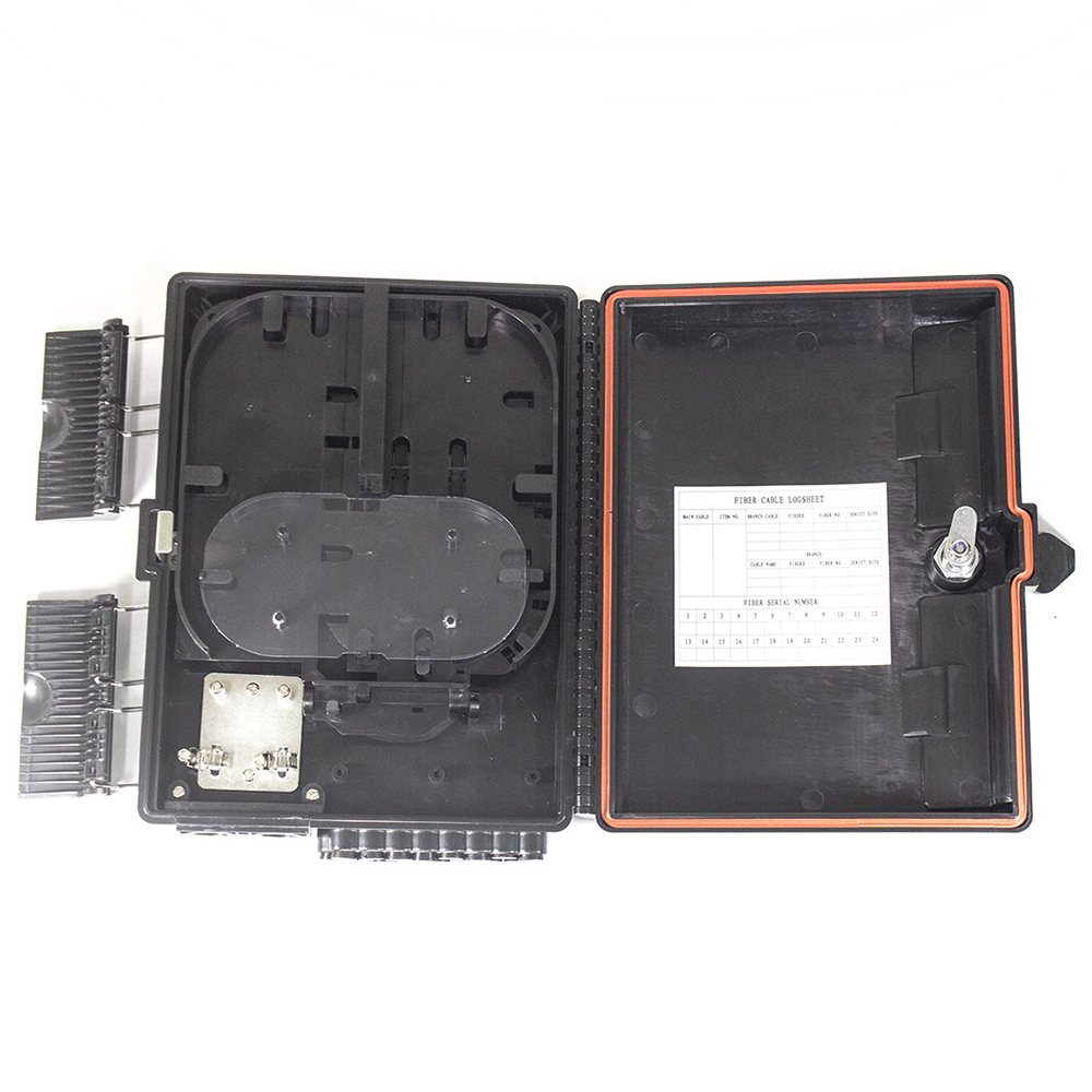 Imagem de CAIXA DE TERMINACAO OPTICO P/16 FIBRAS - SPLITTER 1X8 UPC MONTADA NAZDA