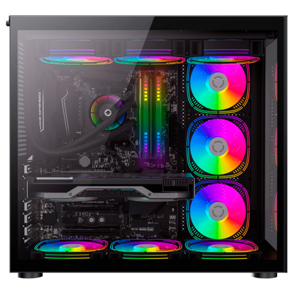 Imagem de GABINETE GAMER GAMEMAX LUCENT BK MID TOWER ATX PRETO - X214100901711