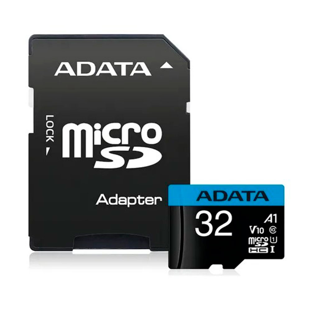 Imagem de CARTAO DE MEMORIA SD ADATA CLASS 10UHS-I 32GB (MICRO + ADAPTADOR) - AUSDH32GUICL10A1-RA1
