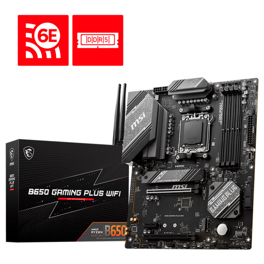 Imagem de PLACA MAE (AMD) MSI B650 GAMING PLUS WIFI DDR5 AM5
