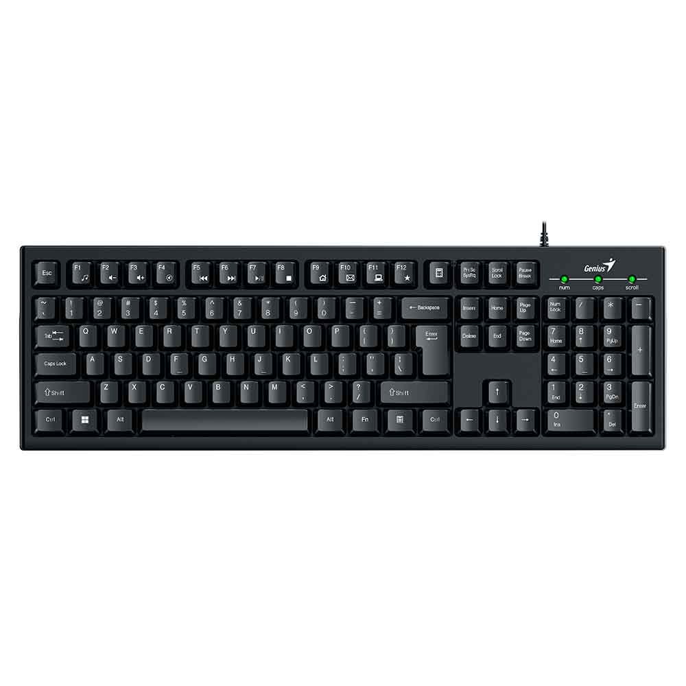 Imagem de TECLADO GENIUS SMART KB-100 USB PRETO ABNT 2