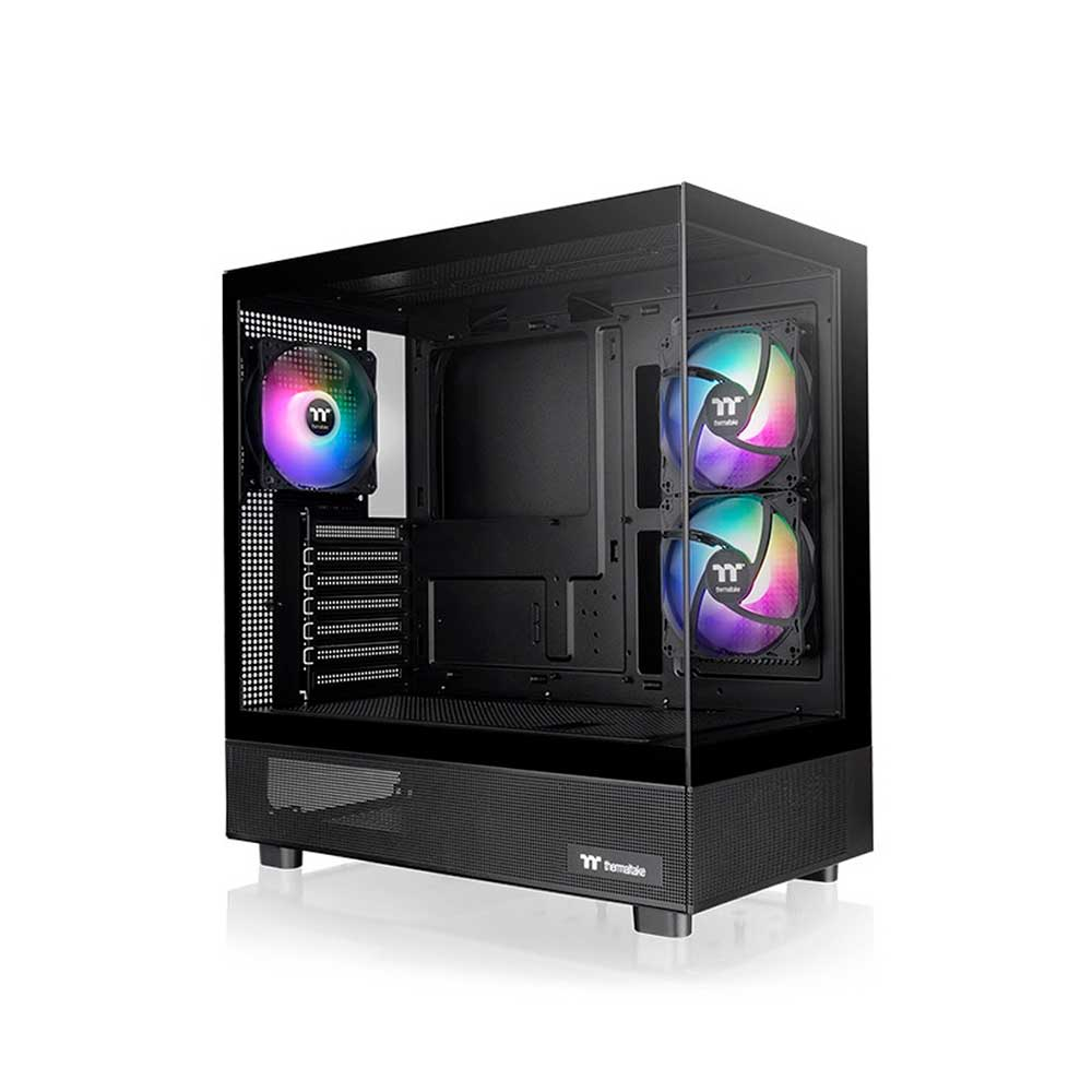 Mostrar detalhes de GABINETE GAMER THERMALTAKE VIEW 270 PLUS TG ARGB BLACK 3 FANS 120MM - CA-1Y7-00M1WN-01 Imagem de GABINETE GAMER THERMALTAKE VIEW 270 PLUS TG ARGB BLACK 3 FANS 120MM - CA-1Y7-00M1WN-01