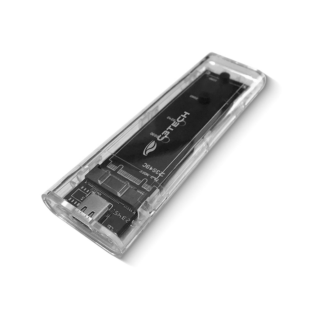 Mostrar detalhes de GAVETA PARA SSD EXTERNO C3TECH M.2 SATA CH-M100 TRANSPARENTE Imagem de GAVETA PARA SSD EXTERNO C3TECH M.2 SATA CH-M100 TRANSPARENTE