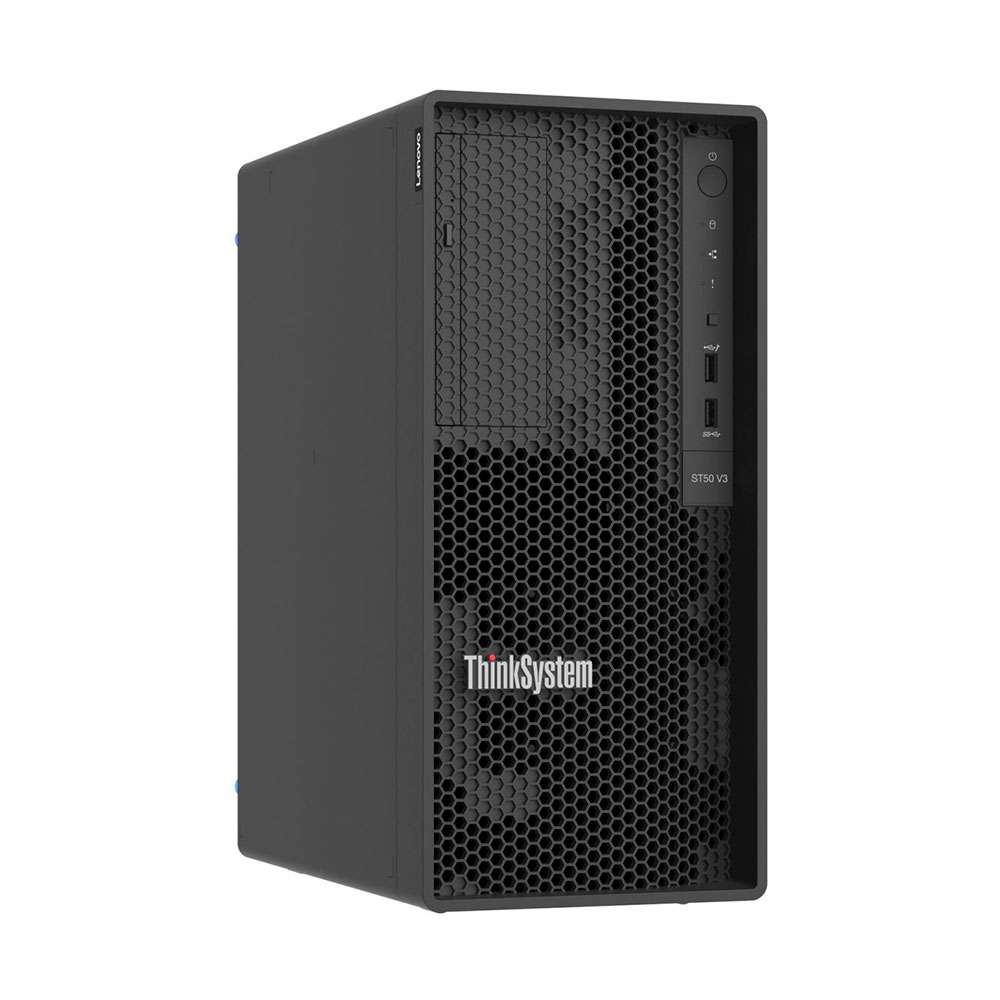 Imagem de SERVIDOR LENOVO THINKSYSTEM ST50 V3/ XEON E-2414 4C 2.6GHZ/ 16GB/ 2TB/ 300W/ 1 ANO DE GARANTIA