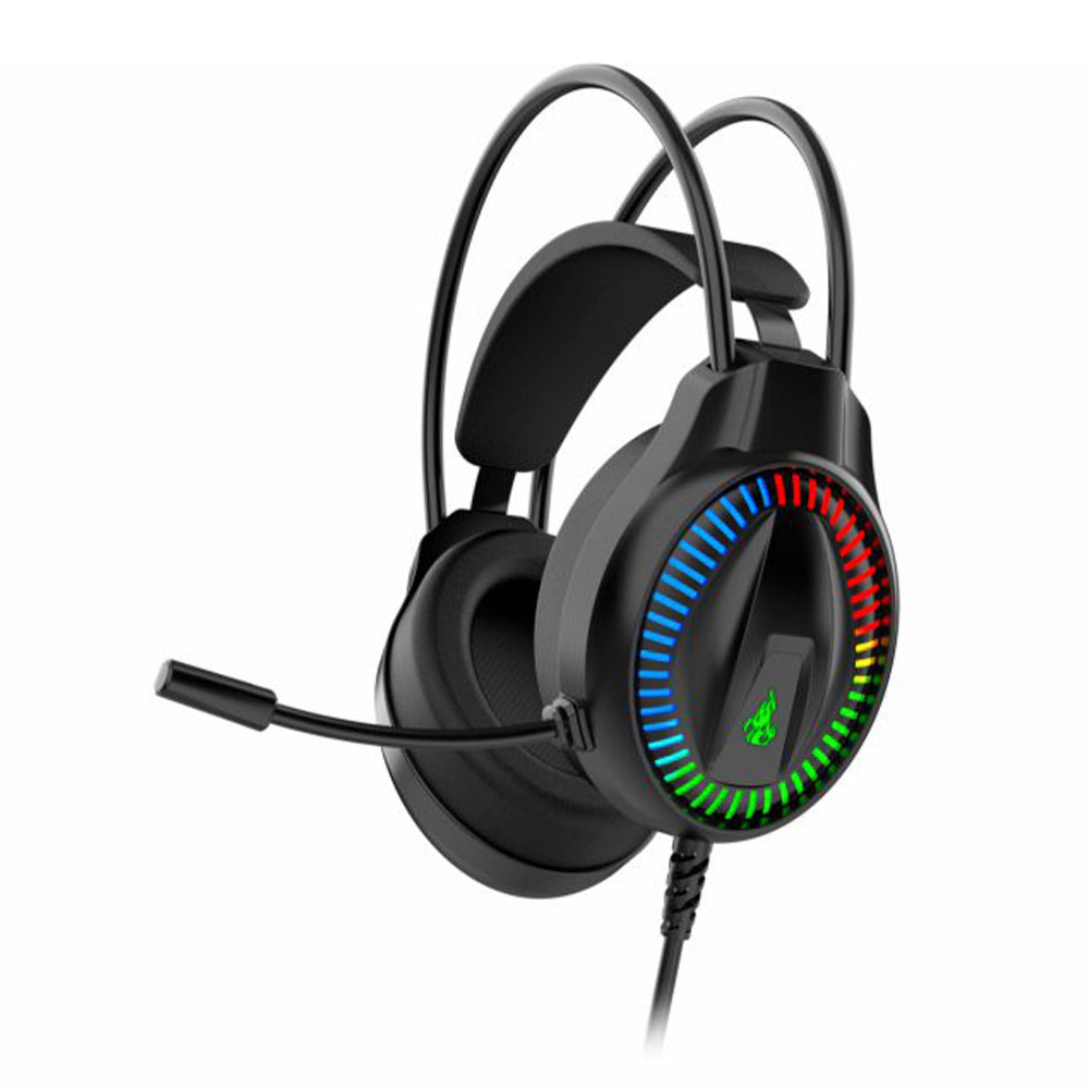 Mostrar detalhes de HEADSET GAMER K-MEX AR89 SURROUND 7.1 CONEXAO VIA USB,LED Imagem de HEADSET GAMER K-MEX AR89 SURROUND 7.1 CONEXAO VIA USB,LED