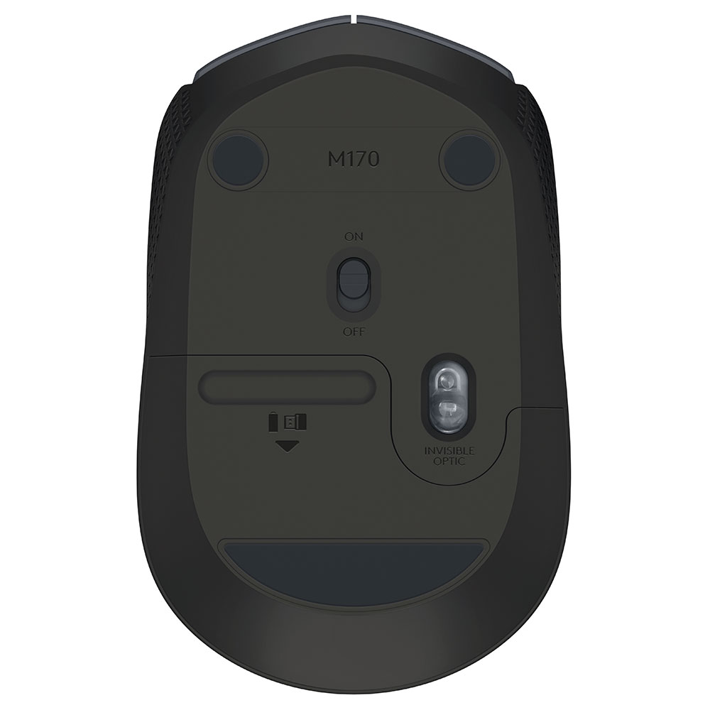 Imagem de MOUSE LOGITECH M170 SEM FIO RC/USB CINZA - 910-007597