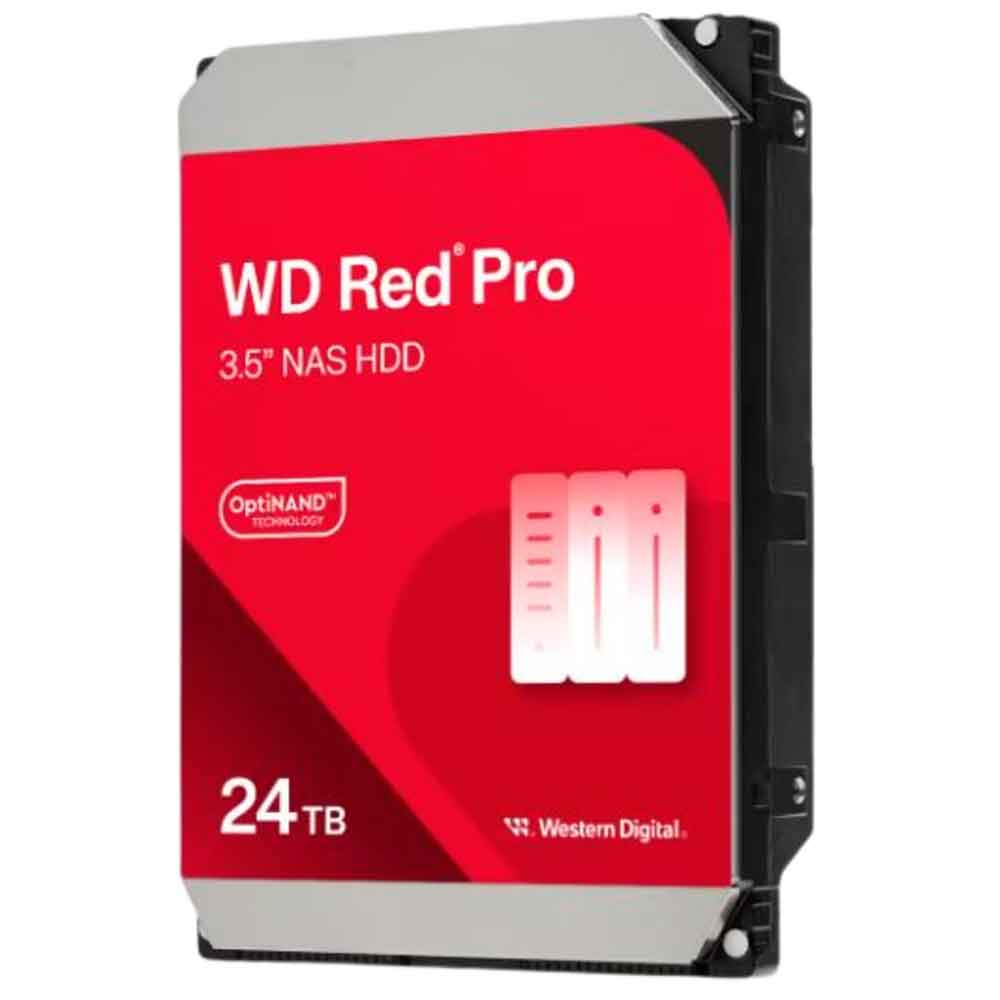 Imagem de HDD WD RED PRO 24 TB NAS PARA SERVIDOR 24X7 - WD241KFGX