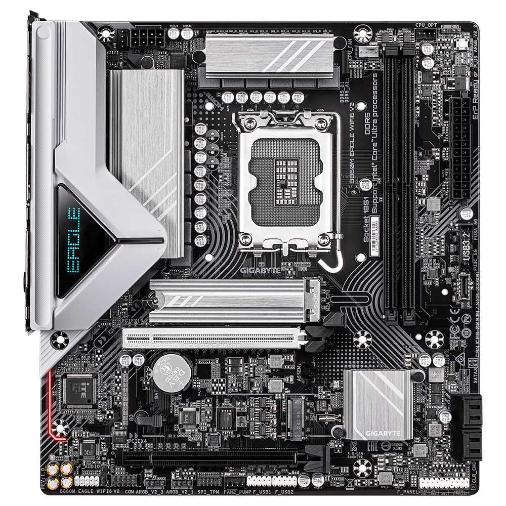 Imagem de PLACA MAE (INTEL) GIGABYTE B860M EAGLE WIFI6 V2 1.0 DDR5 LGA1851 ULTRA PROCESSORS