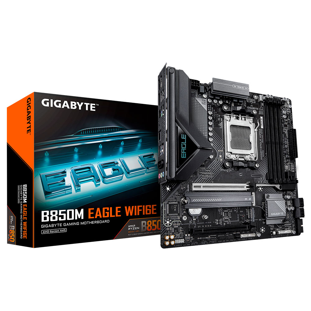Imagem de PLACA MAE (AMD) GIGABYTE B850M EAGLE WF6E 1.0 DDR5 AM5