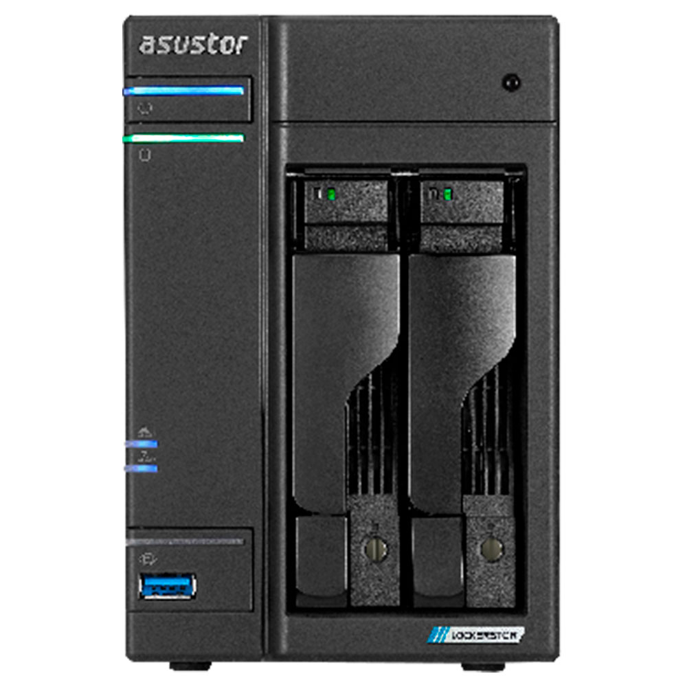 Imagem de STORAGE NAS ASUSTOR TORRE S/HD 2 BAIAS INTEL CELERON N5105 2 PORTAS LAN 2.5GB - AS6702T-BR