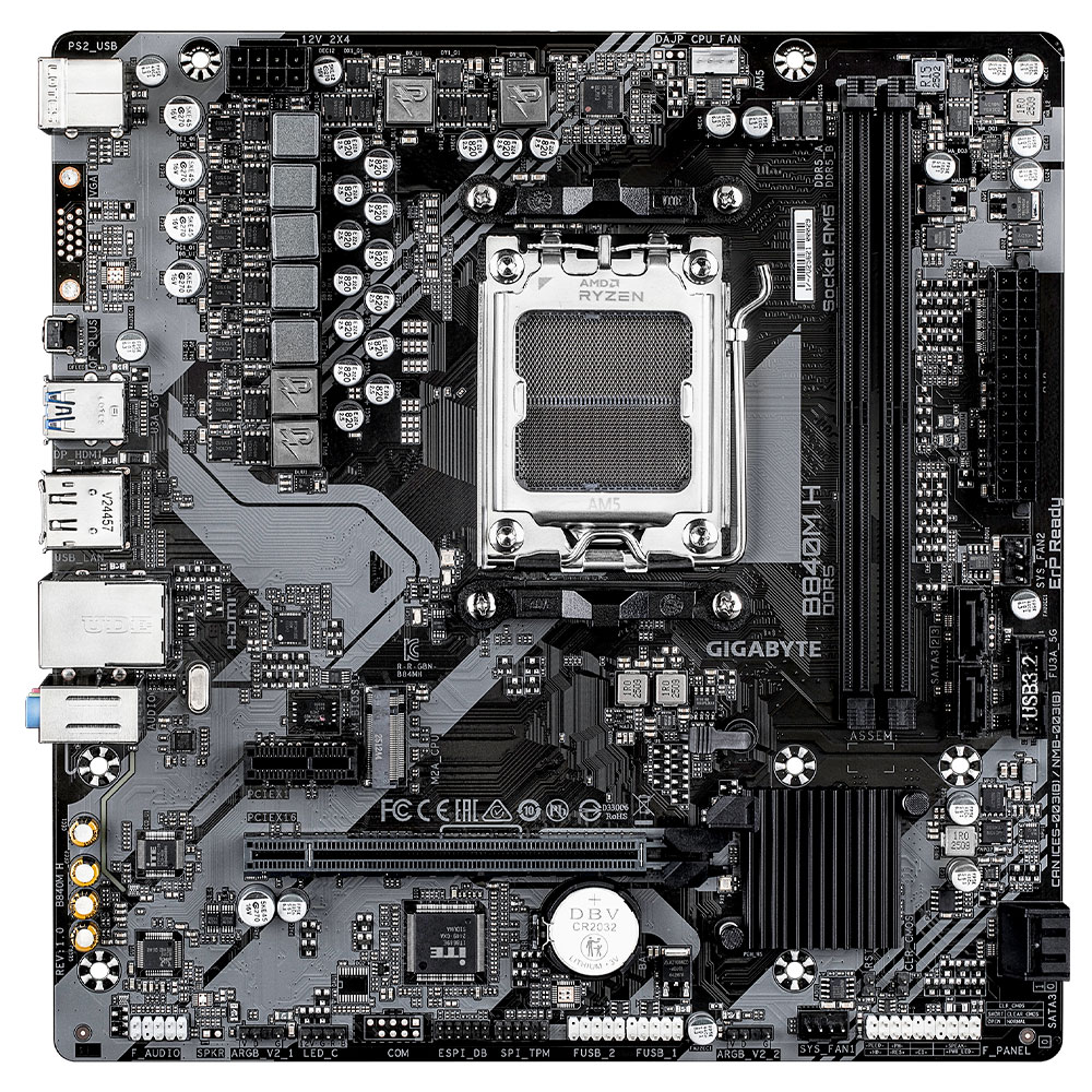 Imagem de PLACA MAE (AMD) GIGABYTE B840M H 1.0 DDR5 AM5