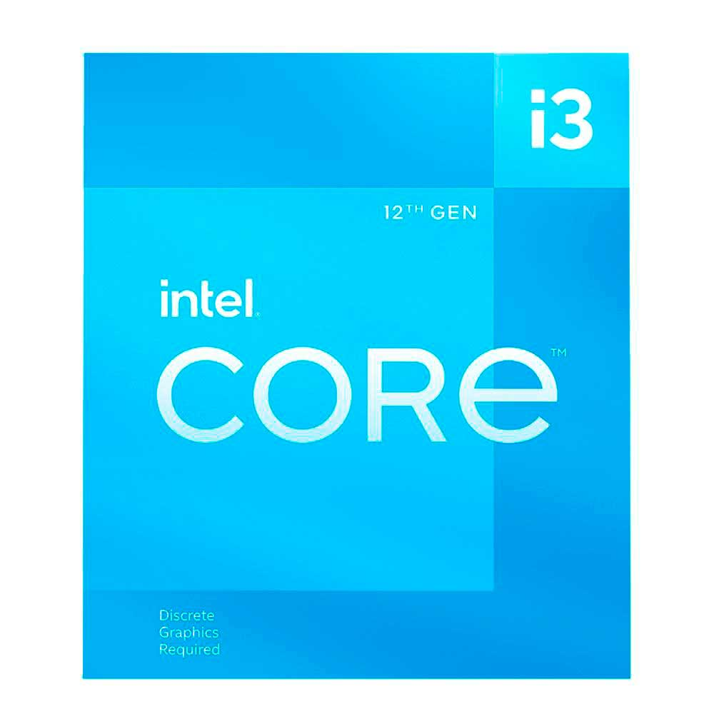 Imagem de PROCESSADOR INTEL CORE I3-12100 3.3GHz (TURBO 4.3GHz) 12MB CACHE LGA1700 12° GERACAO BX8071512100