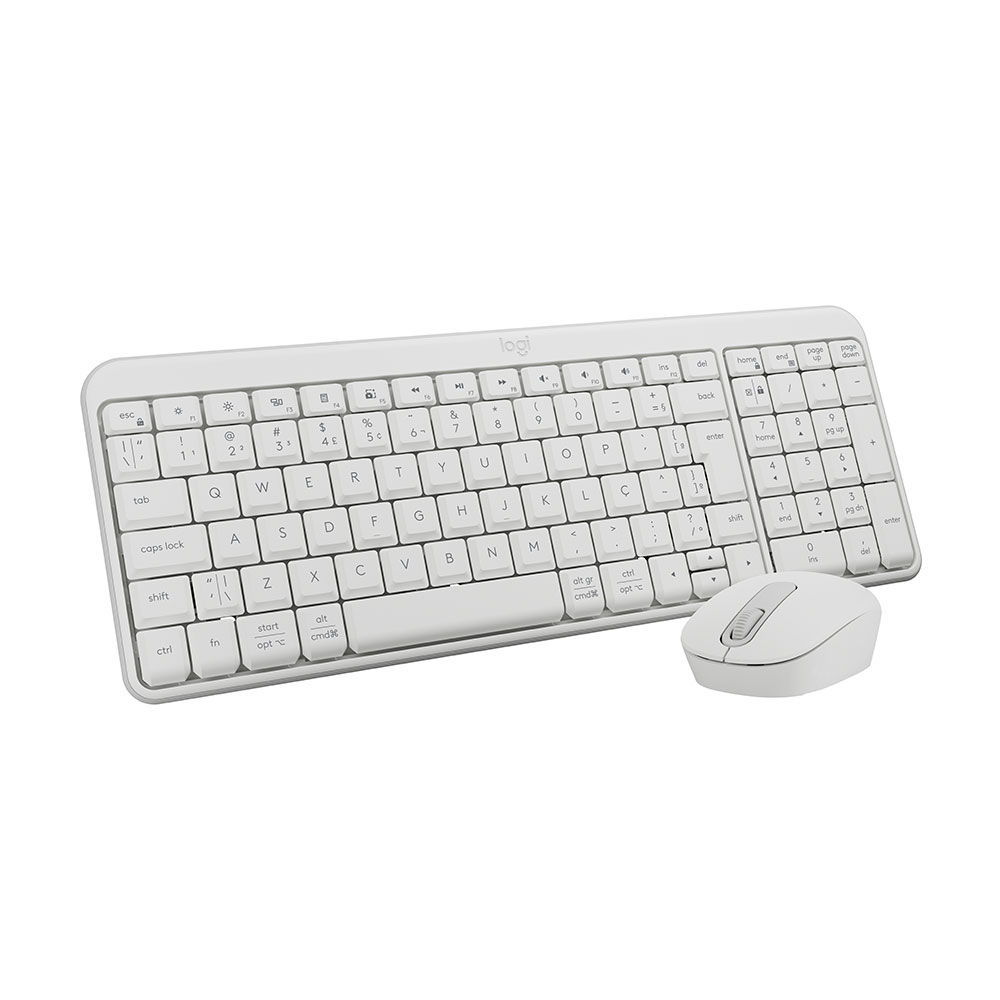 Imagem de KIT MOUSE E TECLADO LOGITECH MK250 BRANCO BLUETOOTH/WIRELESS S/ FIO - 920-013517
