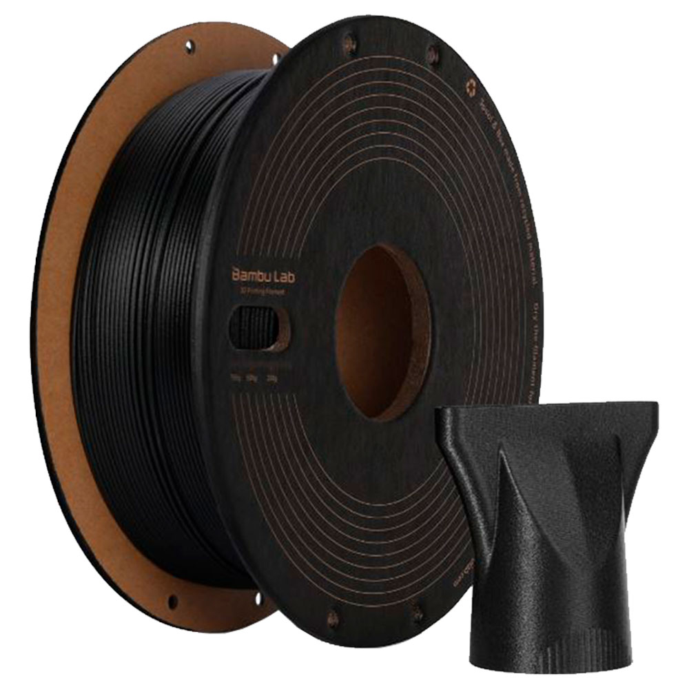 Mostrar detalhes de FILAMENTO BAMBU LAB PPA CF PRETO COM CARRETEL REUTILIZAVEL, 1,75MM - N06-K0-1.75-750-SPL Imagem de FILAMENTO BAMBU LAB PPA CF PRETO COM CARRETEL REUTILIZAVEL, 1,75MM - N06-K0-1.75-750-SPL