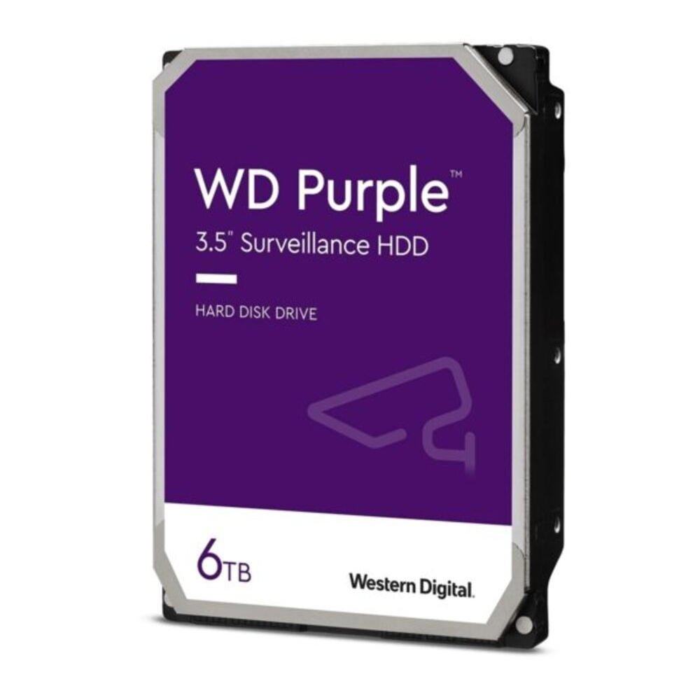 Mostrar detalhes de HDD WD PURPLE 6 TB PARA SEGURANCA / VIGILANCIA / DVR - WD64PURZ Imagem de HDD WD PURPLE 6 TB PARA SEGURANCA / VIGILANCIA / DVR - WD64PURZ