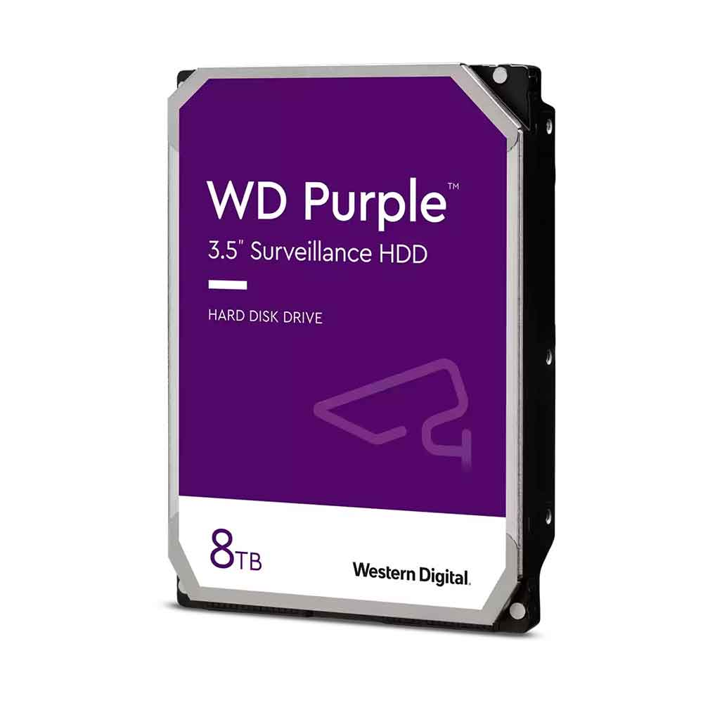 Mostrar detalhes de HDD WD PURPLE 8 TB PARA SEGURANCA / VIGILANCIA / DVR - WD85PURZ Imagem de HDD WD PURPLE 8 TB PARA SEGURANCA / VIGILANCIA / DVR - WD85PURZ
