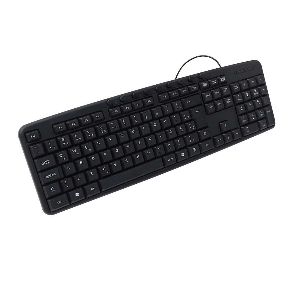 Mostrar detalhes de TECLADO C3TECH MULT USB PRETO - KB-M40BK Imagem de TECLADO C3TECH MULT USB PRETO - KB-M40BK