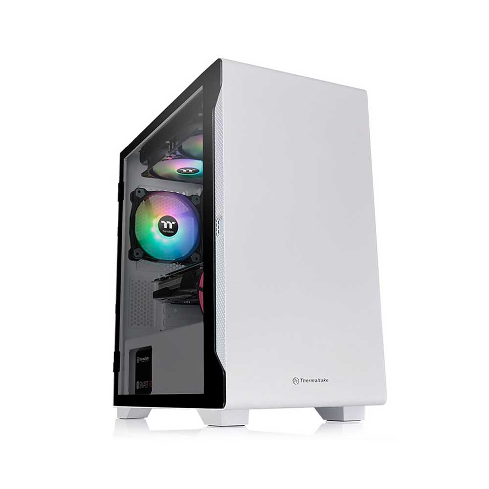 Mostrar detalhes de GABINETE GAMER THERMALTAKE VERSA S100 TG WHITE C/ FAN TRASEIRO 120MM - CA-1Q9-00S6WN-00 Imagem de GABINETE GAMER THERMALTAKE VERSA S100 TG WHITE C/ FAN TRASEIRO 120MM - CA-1Q9-00S6WN-00