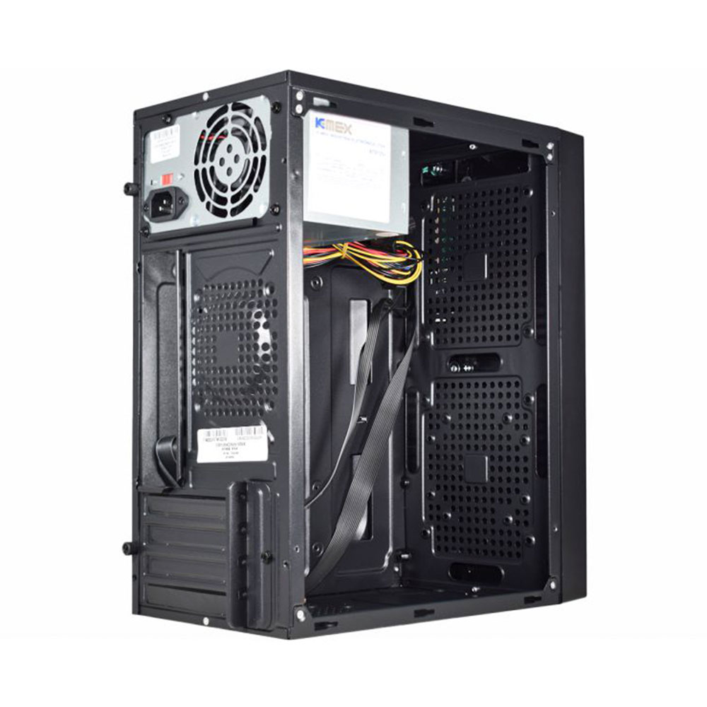 Imagem de GABINETE K-MEX MICRO-ATX GM-10NX COM FONTE PX300 DNG 200W PRETO ACO GALVANIZADO