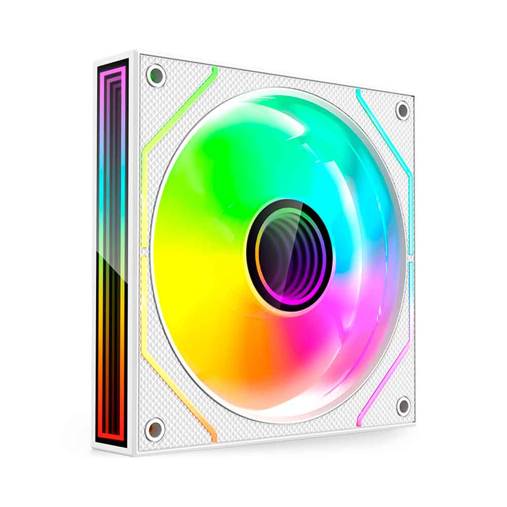 Imagem de COOLER PARA GABINETE C3TECH ARGB BRANCO F9-L310WHRGB 120MM
