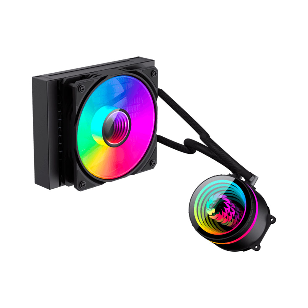 Mostrar detalhes de WATER COOLER GAMEMAX ICEBURG 120 BLACK ARGB - ICEBURGD120BK Imagem de WATER COOLER GAMEMAX ICEBURG 120 BLACK ARGB - ICEBURGD120BK