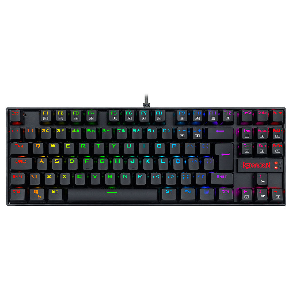 Mostrar detalhes de TECLADO REDRAGON MAGNETICO GAMER KUMARA PRO RGB PRETO SWITCH MARROM K552RGB-PRO (PT-BROWN) V2 Imagem de TECLADO REDRAGON MAGNETICO GAMER KUMARA PRO RGB PRETO SWITCH MARROM K552RGB-PRO (PT-BROWN) V2