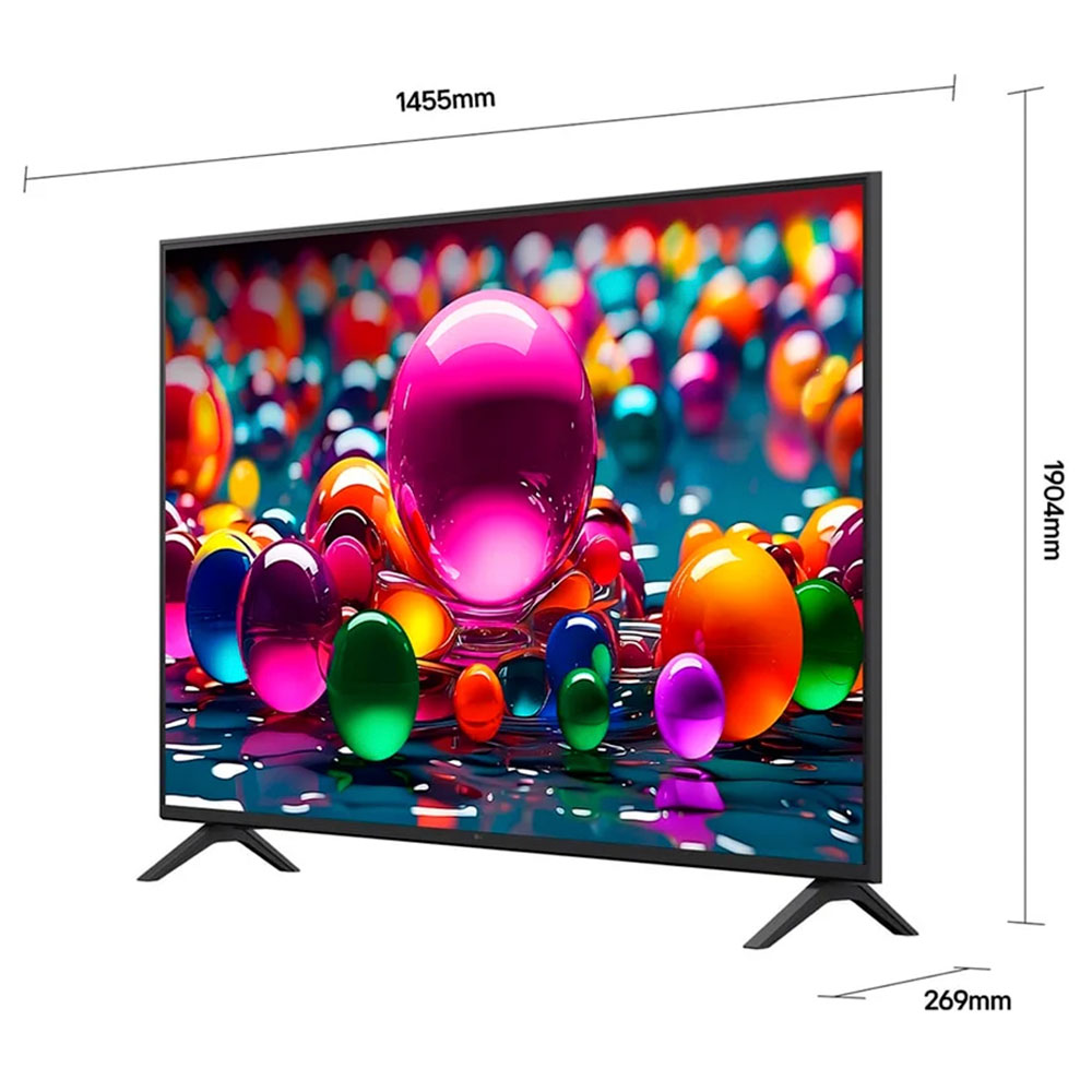 Imagem de TV LG 65" 4K UHD SMART HDMI/USB/HDR - 65AU801C0SA.BWZ