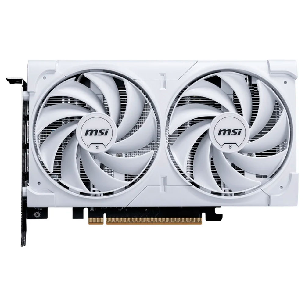 Imagem de PLACA DE VIDEO MSI GEFORCE RTX 5060 VENTUS 2X OC WHITE 8GB GDDR7 128BITS 912-V537-018
