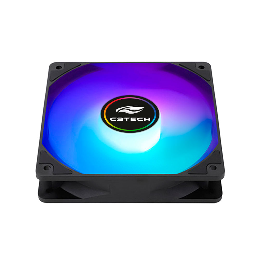 Imagem de COOLER PARA GABINETE C3TECH ARGB PRETO F9-L260BK 120MM