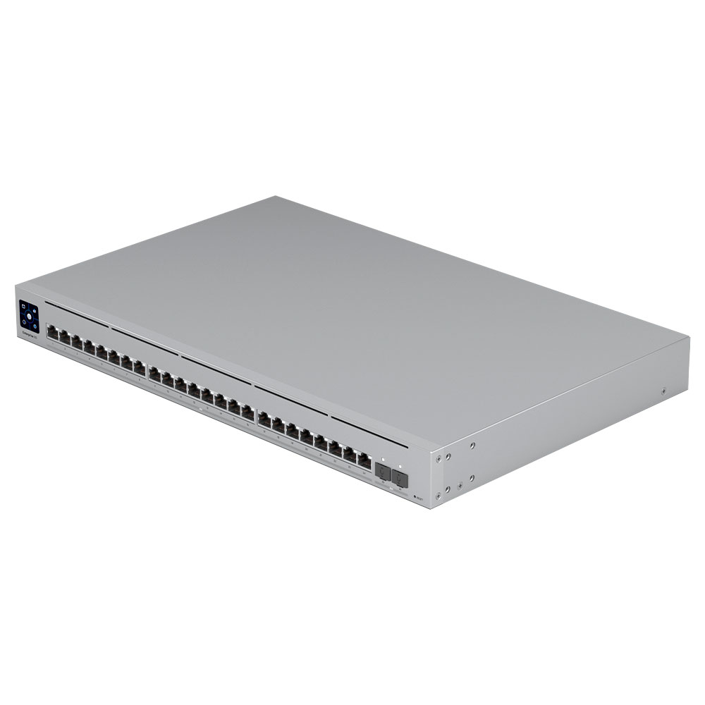 Imagem de SWITCH UBIQUITI GERENCIAVEL L3 08 PORTAS 10GB/GIGABIT + 02 SFP28 DE 25GB USW-ENTERPRISEXG-24-BR RACK