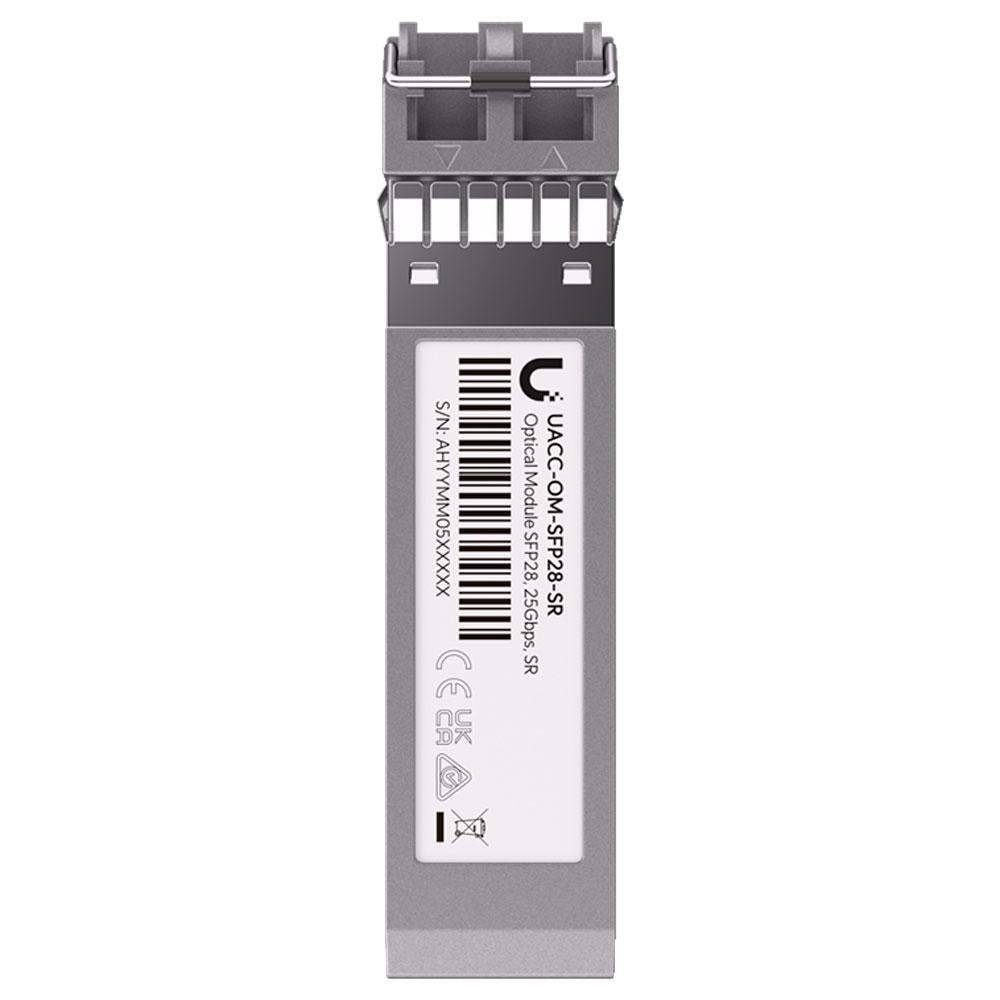 Imagem de MODULO UBIQUITI MINI GBIC/SFP28 MULTIMODO 2LC 25GBPS/GIGABIT 100M UACC-OM-SFP28-SR (1 - PACK)