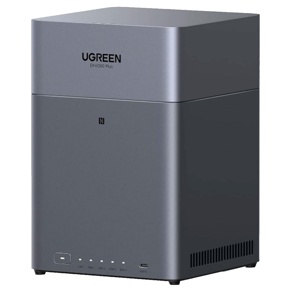 Mostrar detalhes de STORAGE NAS UGREEN TORRE 120TB S/HD 4 BAIAS A76+A55 1 PORTA 2.5GB - DH4300 PLUS Imagem de STORAGE NAS UGREEN TORRE 120TB S/HD 4 BAIAS A76+A55 1 PORTA 2.5GB - DH4300 PLUS