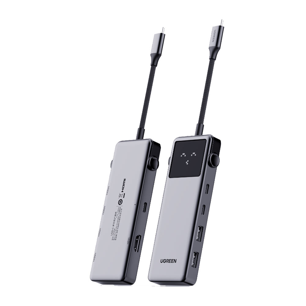 Imagem de HUB USB UGREEN 6 EM 1 COM HDMI/2P USB-C 3.2/2P USB-A 3.0/USB-C 100W - CM888