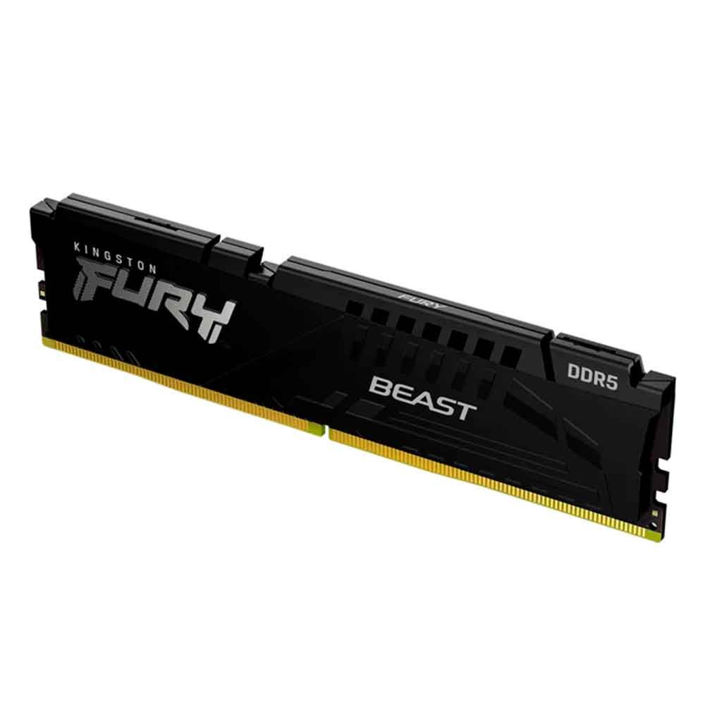 Mostrar detalhes de MEMORIA KINGSTON FURY BEAST 32GB DDR5 5200MHZ 1.25V BLACK DESKTOP - KF552C40BB-32 Imagem de MEMORIA KINGSTON FURY BEAST 32GB DDR5 5200MHZ 1.25V BLACK DESKTOP - KF552C40BB-32