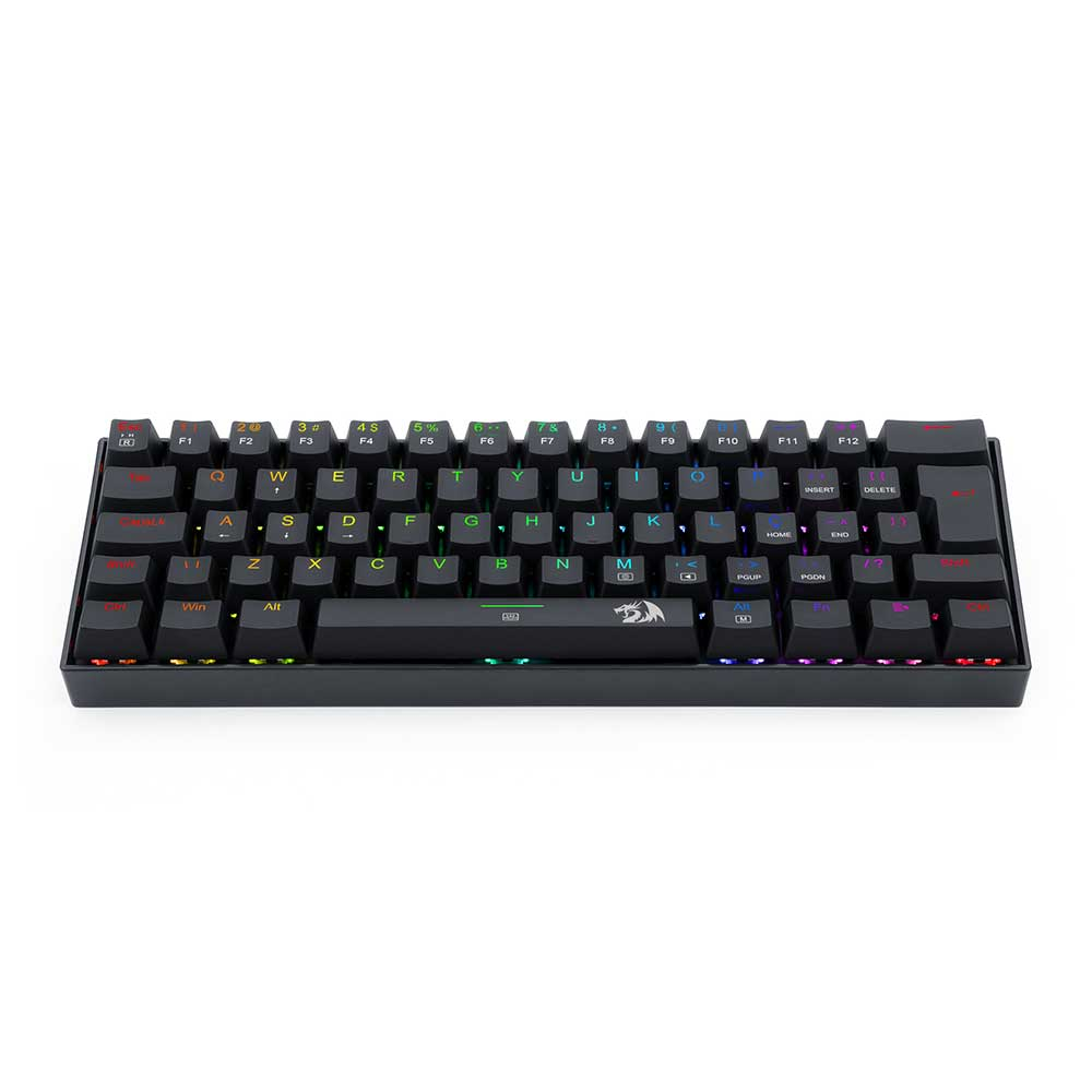 Imagem de TECLADO REDRAGON MECANICO GAMER DRAGONBORN RGB PRETO SWITCH BROWN ABNT2 K630RGB-1 (PT-BROWN)