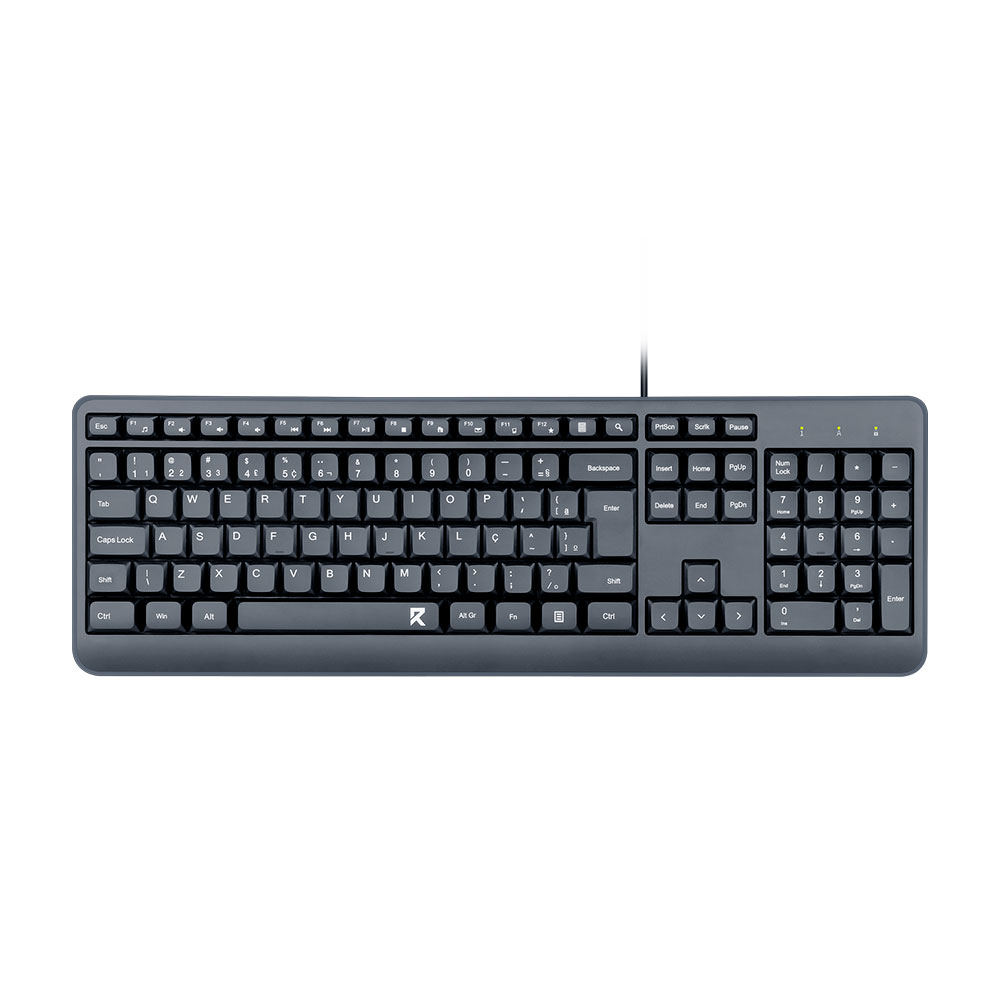 Mostrar detalhes de TECLADO REDRAGON MEMBRANA OFFICE BK-7092 PT Imagem de TECLADO REDRAGON MEMBRANA OFFICE BK-7092 PT