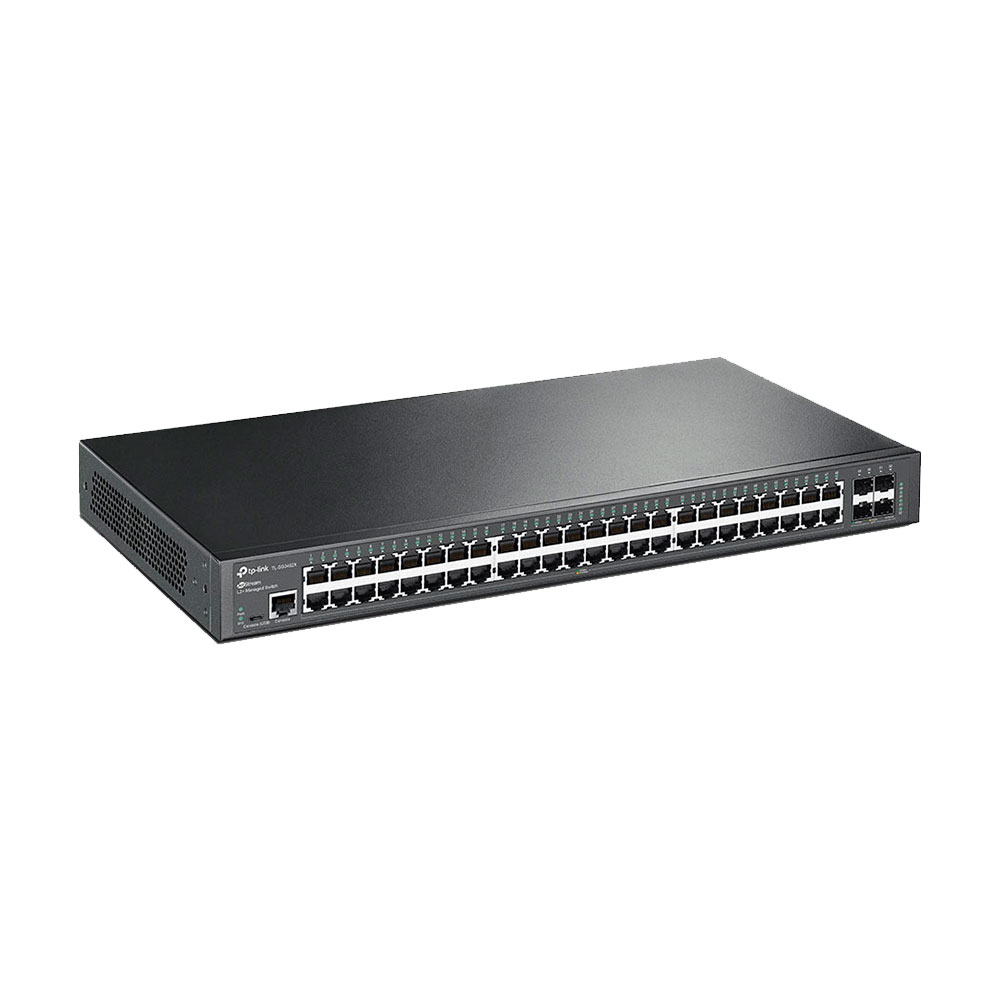 Mostrar detalhes de SWITCH GERENCIAVEL TP-LINK TL-SG3452X 48 PORTAS GIGABIT L2+ E 4 SLOTS 10GE SFP+ JETSTREAM TP-LINK Imagem de SWITCH GERENCIAVEL TP-LINK TL-SG3452X 48 PORTAS GIGABIT L2+ E 4 SLOTS 10GE SFP+ JETSTREAM TP-LINK