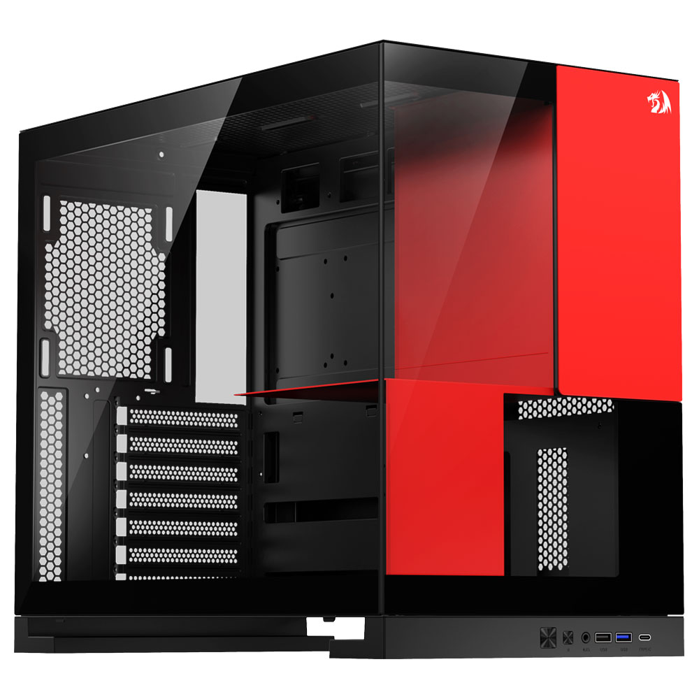Imagem de GABINETE GAMER REDRAGON ETERNAL SEM FAN PRETO CA-612BR