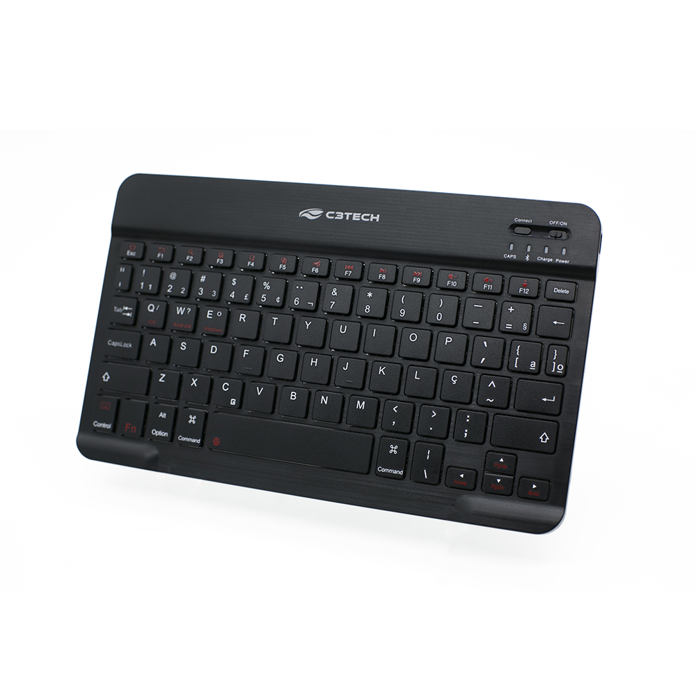 Imagem de TECLADO C3TECH SEM FIO BLUETOOTH K-BT40BK MINI