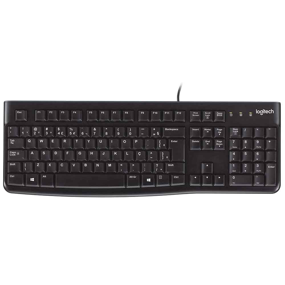 Imagem de TECLADO LOGITECH K120 CONV USB PTO