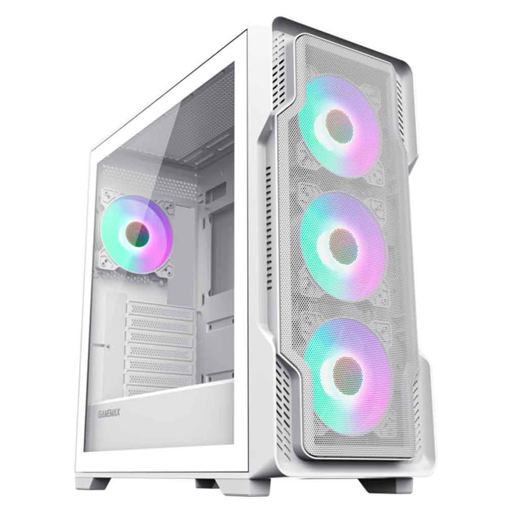 Imagem de GABINETE GAMER GAMEMAX SIEGE TOWER ATX BRANCO - X614100901688