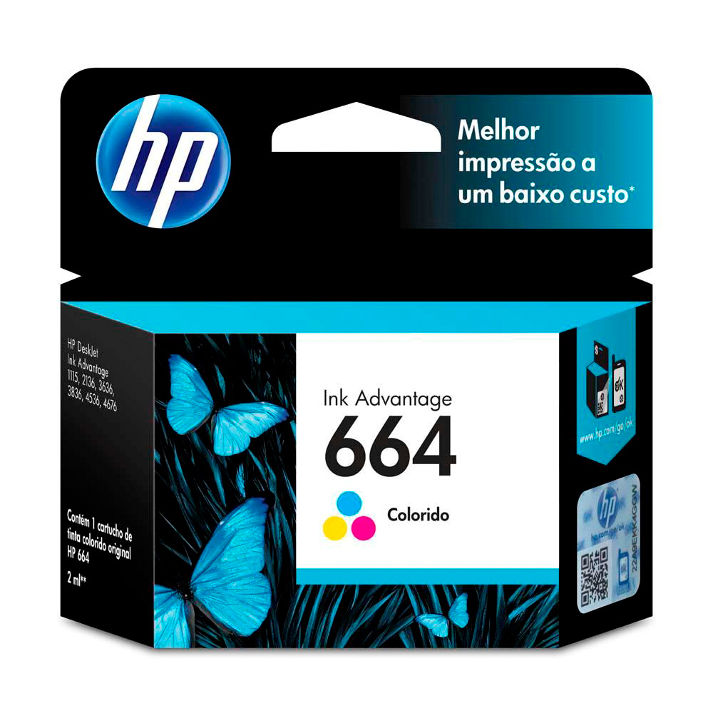Mostrar detalhes de CARTUCHO HP F6V28AB N 664 TRICOLOR Imagem de CARTUCHO HP F6V28AB N 664 TRICOLOR