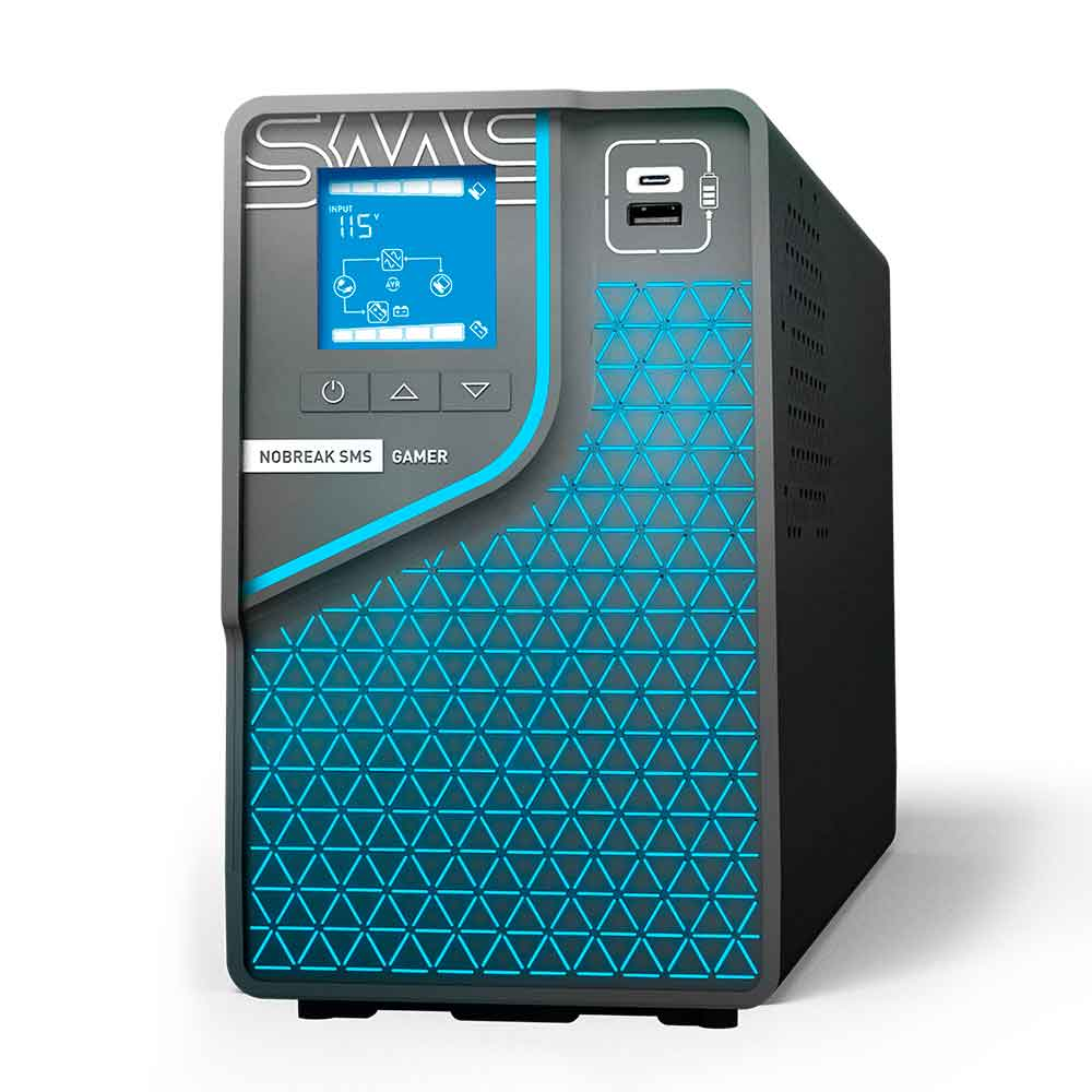 Mostrar detalhes de NOBREAK SMS GAMER 2000VA/1400W SENOIDAL INTERATIVO ENT BIVOLT/ SAI BIVOLT - 29601 Imagem de NOBREAK SMS GAMER 2000VA/1400W SENOIDAL INTERATIVO ENT BIVOLT/ SAI BIVOLT - 29601