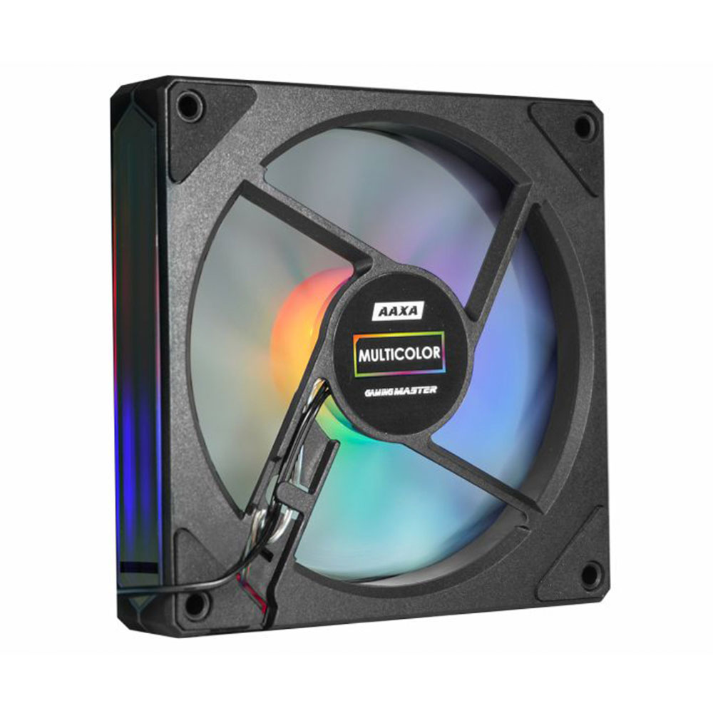 Imagem de COOLER PARA GABINETE K-MEX PRETO AAXAF1 MULTICOLOR 120MM