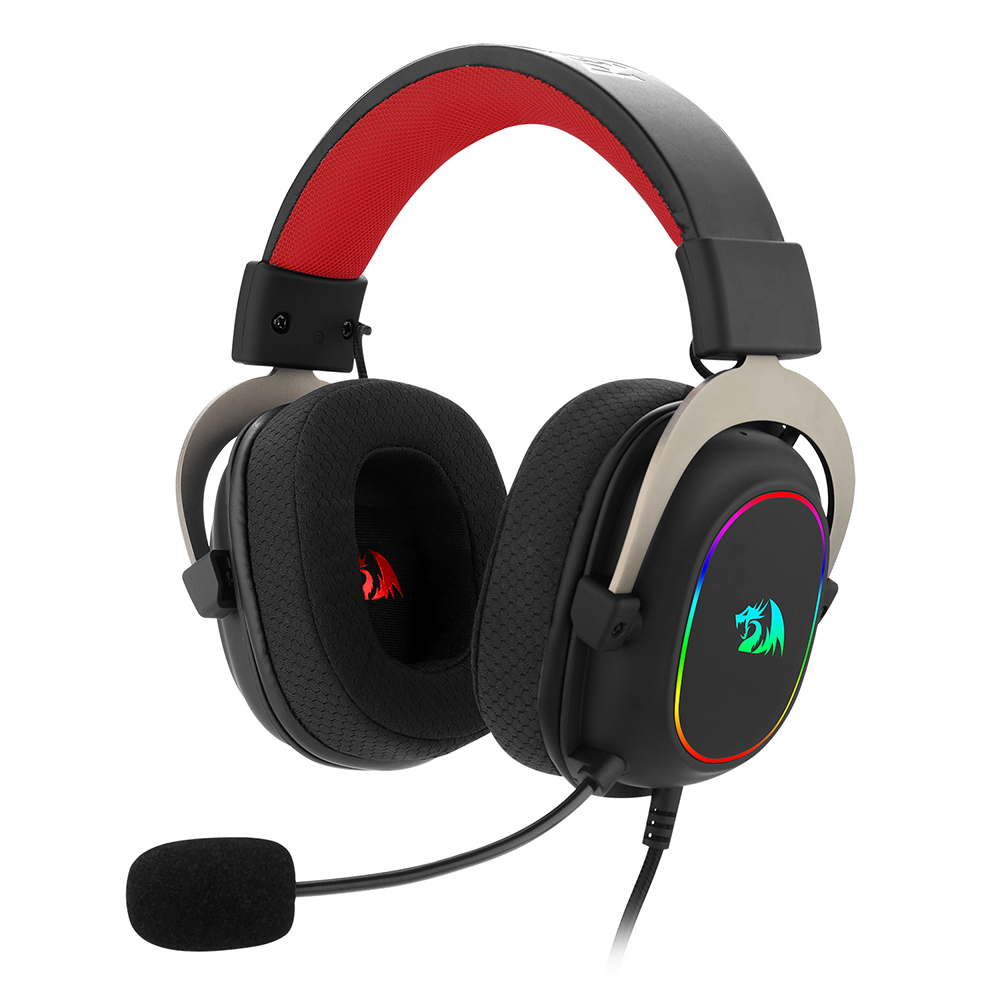 Imagem de HEADSET GAMER REDRAGON ZEUS USB PRETO RGB - H510-RGB