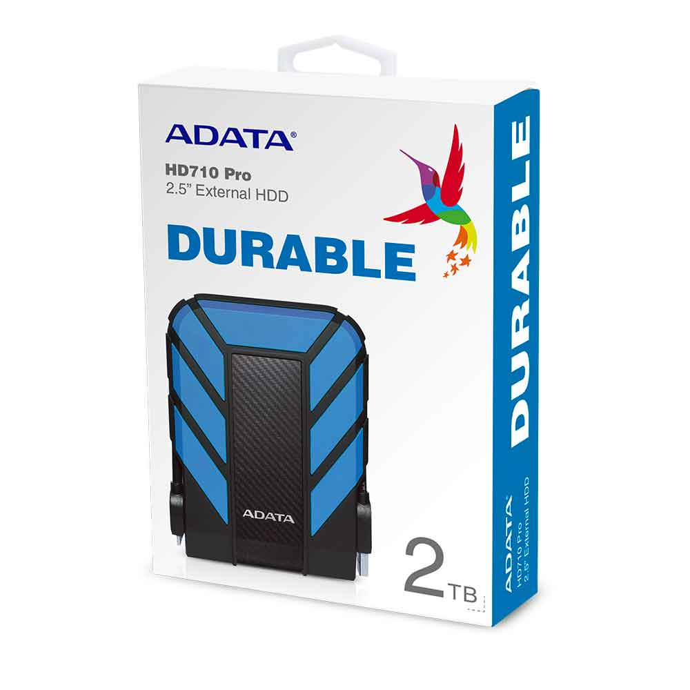 Mostrar detalhes de HDD EXTERNO 2TB ADATA AZUL 2,5" PORTATIL USB 3.1 HD710 PRO - ANTI-QUEDA, PROVA D'AGUA. Imagem de HDD EXTERNO 2TB ADATA AZUL 2,5" PORTATIL USB 3.1 HD710 PRO - ANTI-QUEDA, PROVA D'AGUA.