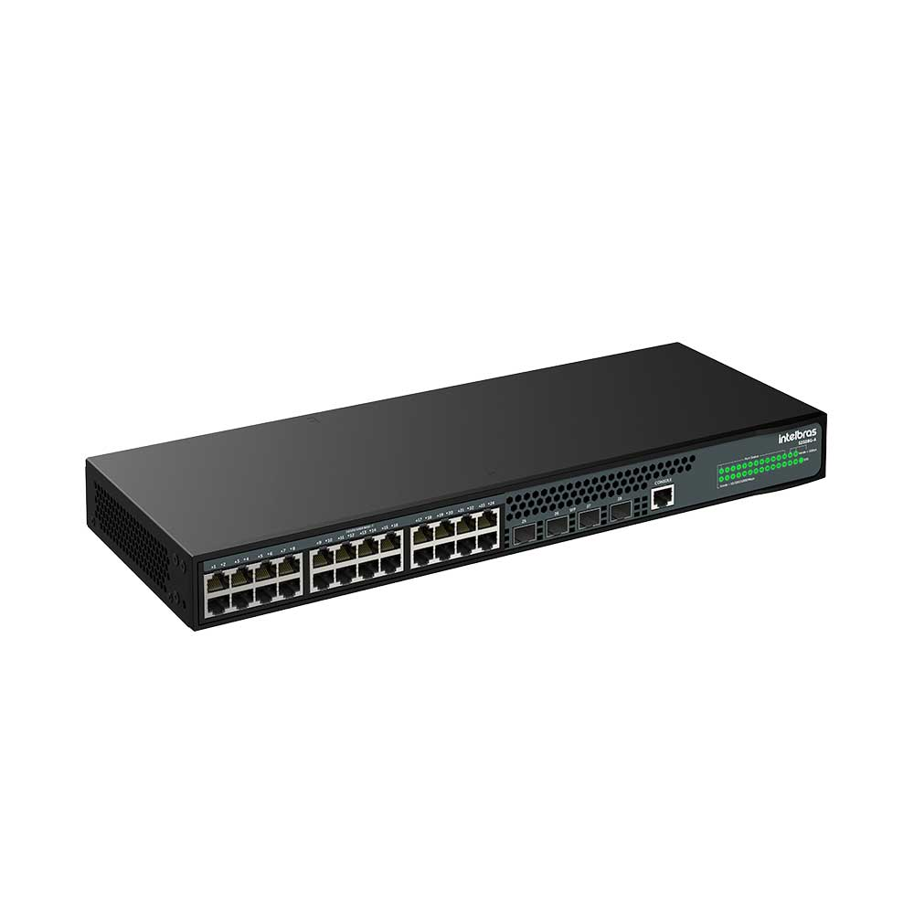 Mostrar detalhes de SWITCH INTELBRAS GERENCIAVEL 24 PORTAS GIGABIT E 4 PORTAS SFP UPLINK S2328G-A - 4760106 Imagem de SWITCH INTELBRAS GERENCIAVEL 24 PORTAS GIGABIT E 4 PORTAS SFP UPLINK S2328G-A - 4760106