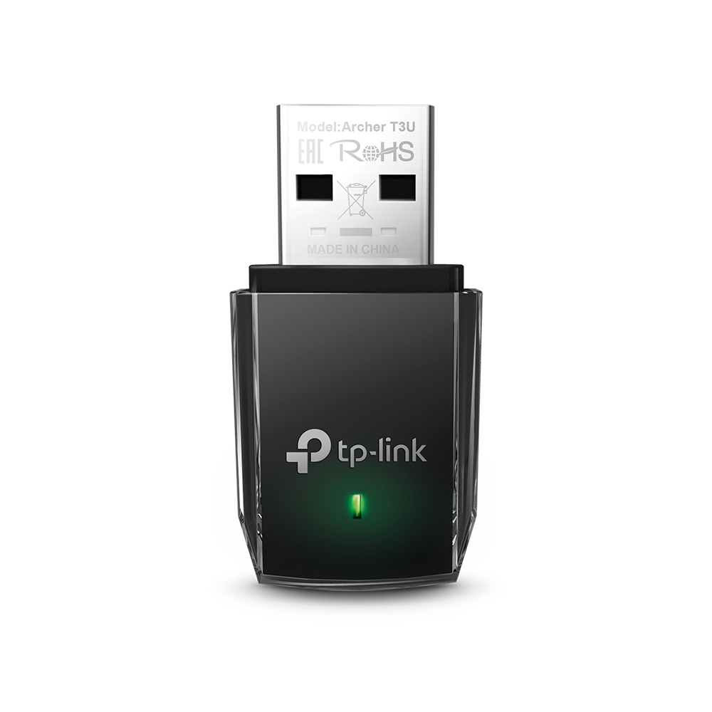 Mostrar detalhes de ADAPTADOR WIRELESS TP-LINK USB ARCHER T3U MINI MU-MIMO AC1300 Imagem de ADAPTADOR WIRELESS TP-LINK USB ARCHER T3U MINI MU-MIMO AC1300