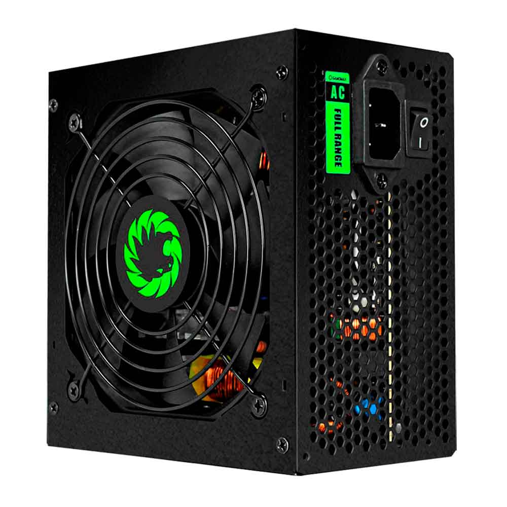 Mostrar detalhes de FONTE DE ALIMENTACAO GAMEMAX 650W 80 PLUS BRONZE - GP650 Imagem de FONTE DE ALIMENTACAO GAMEMAX 650W 80 PLUS BRONZE - GP650