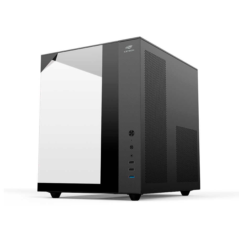 Imagem de GABINETE GAMER C3TECH AQUARIUS MT-G950BK SEM FONTE PRETO